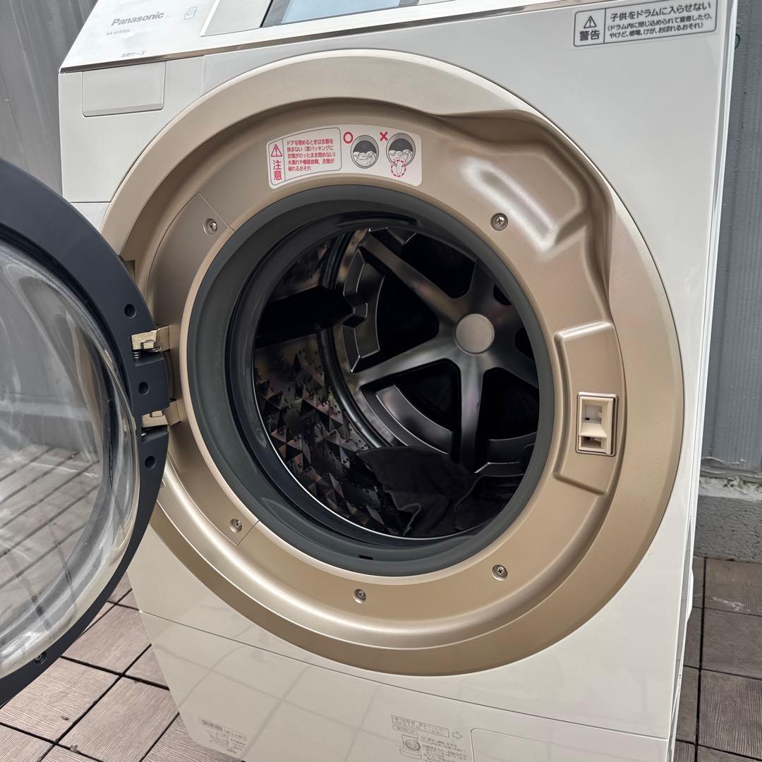 送料込 Panasonic ドラム式洗濯乾燥機11kg/6kg インテリアドラム