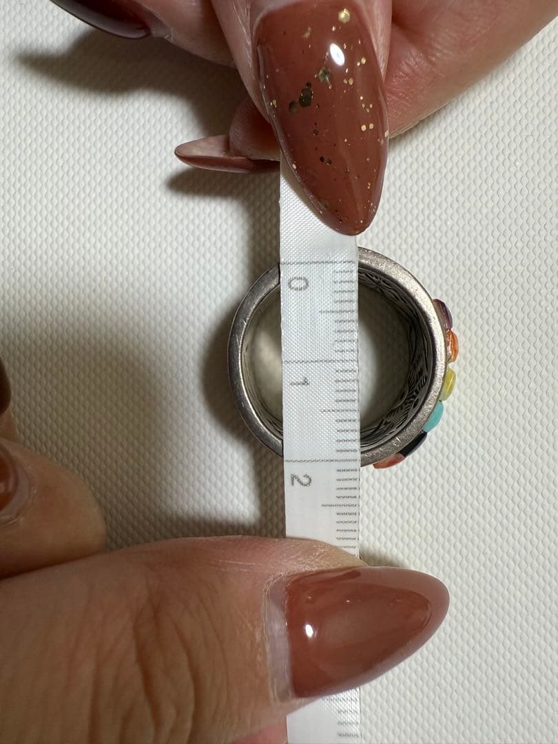 レイアダカイ　カラフルストーンシルバーリング