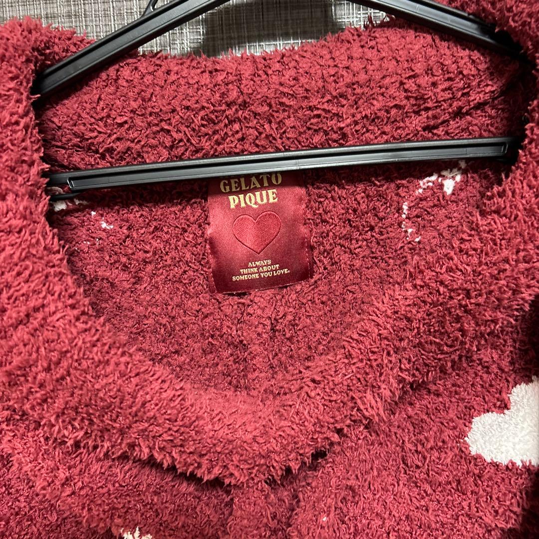 【上下セット】ジェラートピケ ハートアランプルオーバー SET✨️