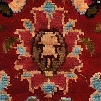 レ*イ様 最高級トルコ絨毯ヘレケ 42cm x 50cm　シルク　100万ノット