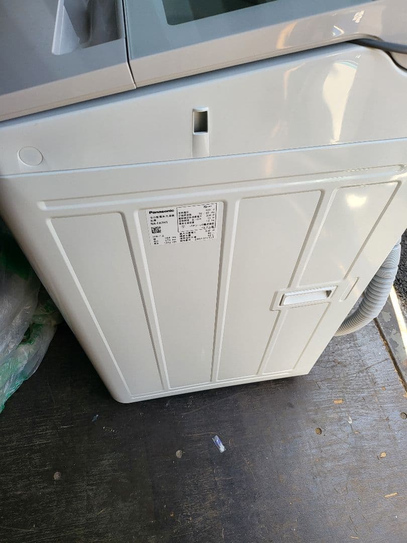 パナソニック最新！スゴ落ち泡洗浄ナチュラルベージュ7kg洗濯機！