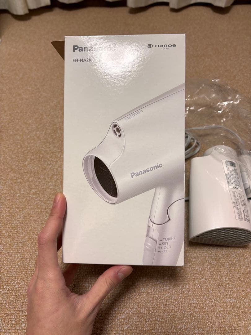 Panasonic EH-NA2K-W ヘアドライヤー ナノケア