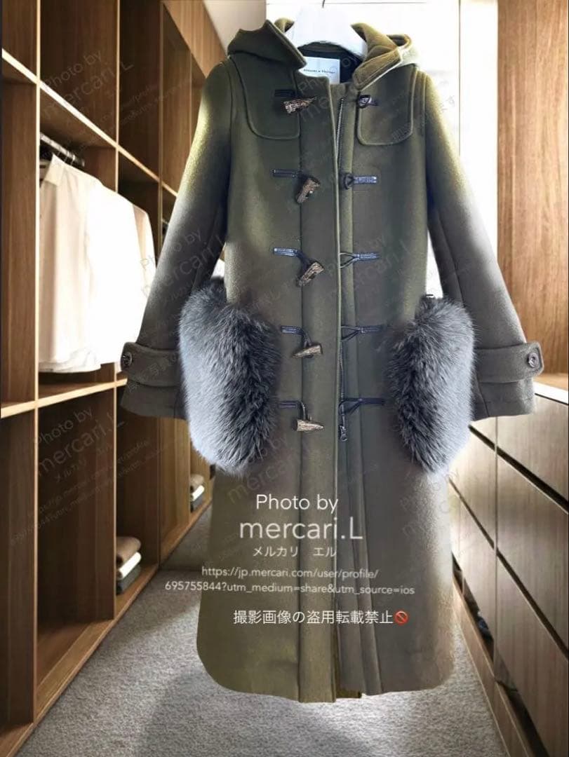 【短期出品】ボーダーズ borders at balcony ダッフルコート