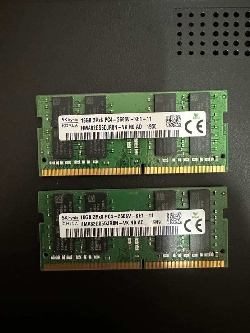 SK hynix 32GB DDR4 メモリー 2666MHz