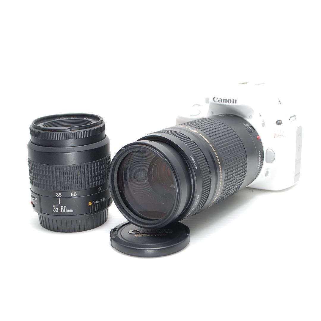 ✨キャノン kiss X7✨超望遠付き✨ダブルレンズセット✨極美品✨お得