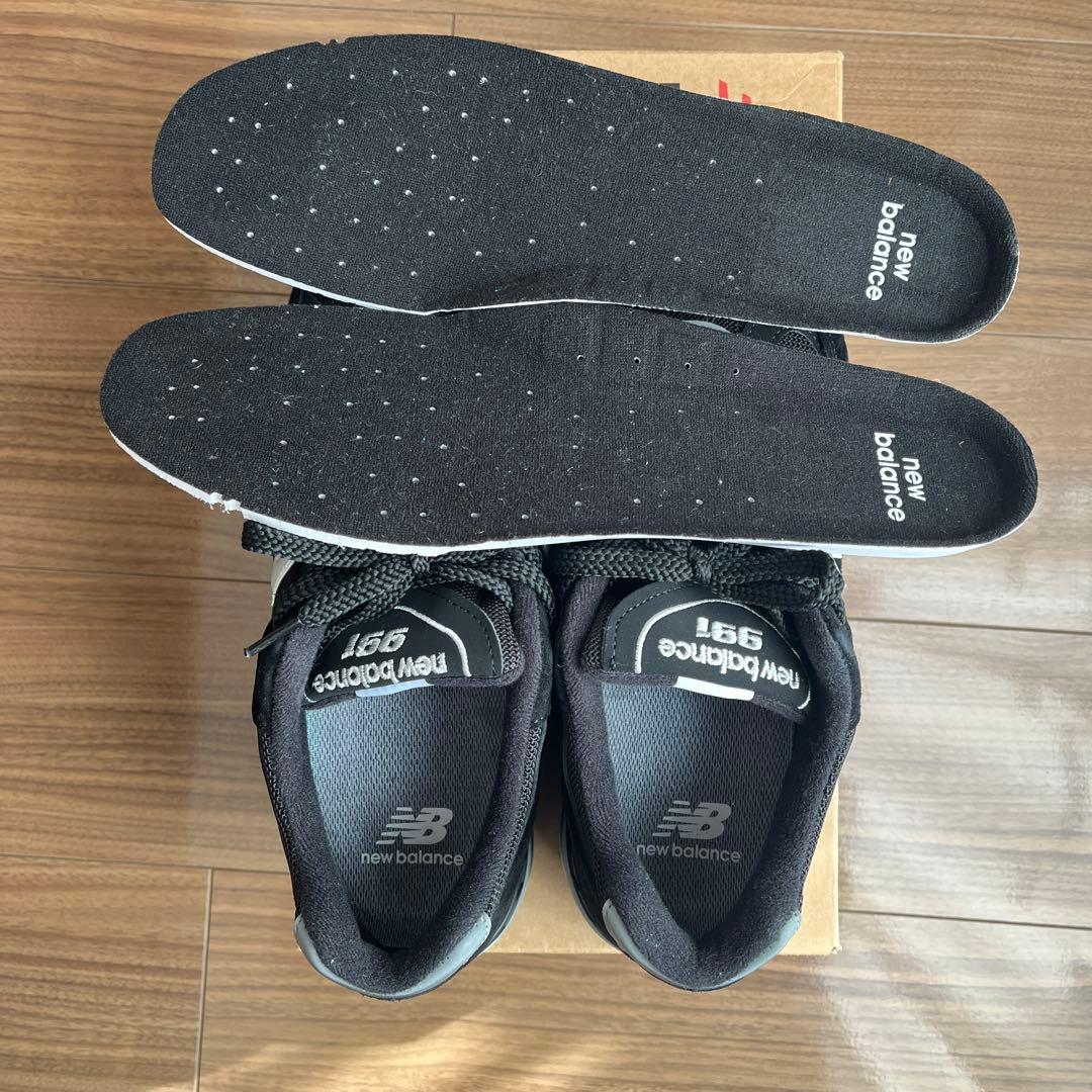 【屋外未着用・極美品】 New Balance 991EKS インソール付き
