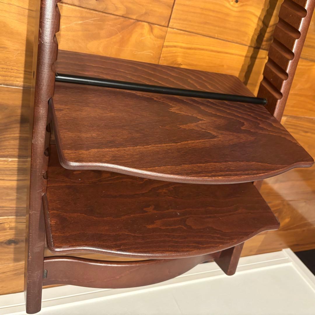 ストッケ トリップトラップ ウォールナット 廃盤カラー S/N4 ベビーセット付