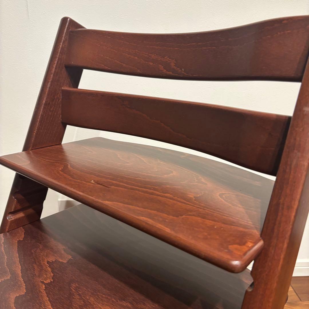 ストッケ トリップトラップ ウォールナット 廃盤カラー S/N4 ベビーセット付