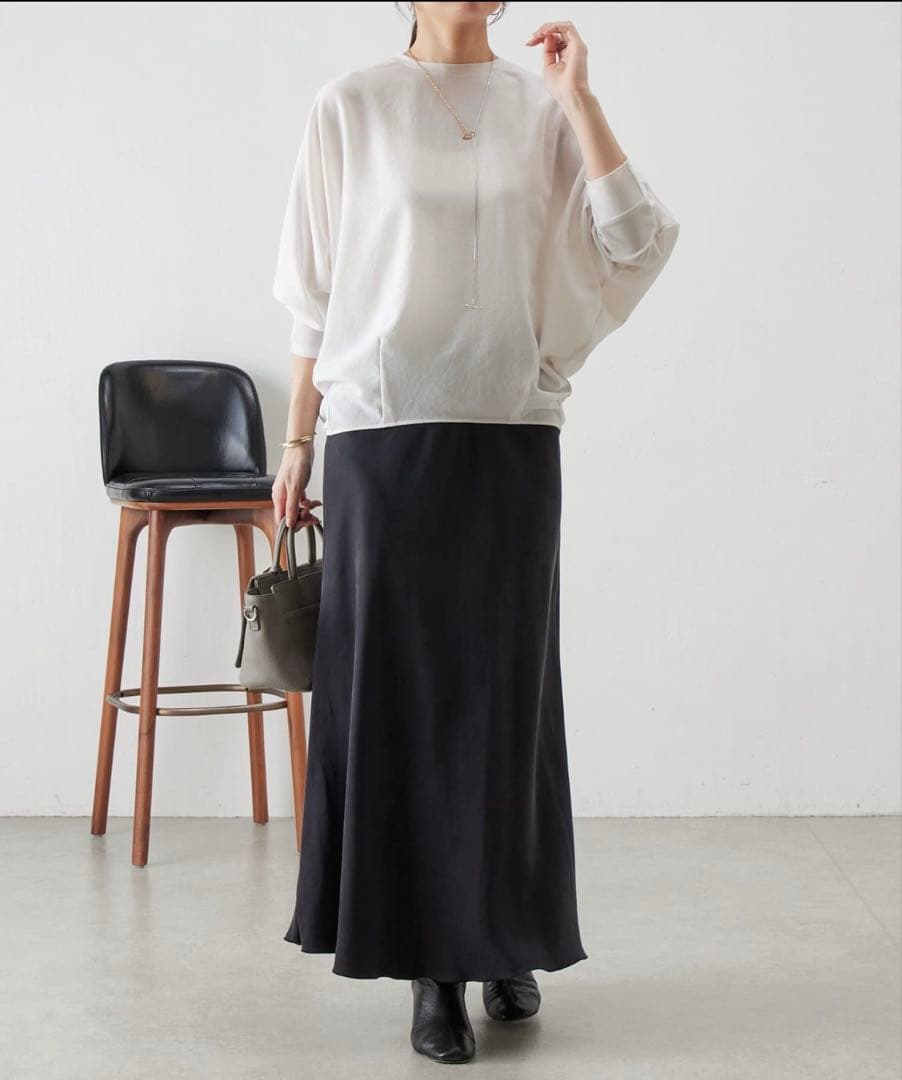 未使用/BEARDSLYビアズリー ストレッチドルマンTシャツ