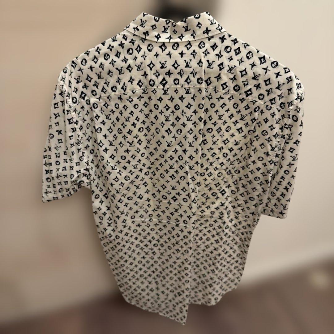 Louis Vuitton 半袖シャツ ホワイト/ブラック