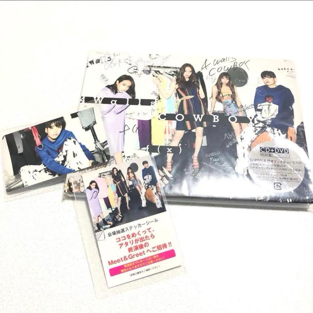 f(x) エフエックス 4Walls/COWBOY CD DVD 国内盤 廃盤