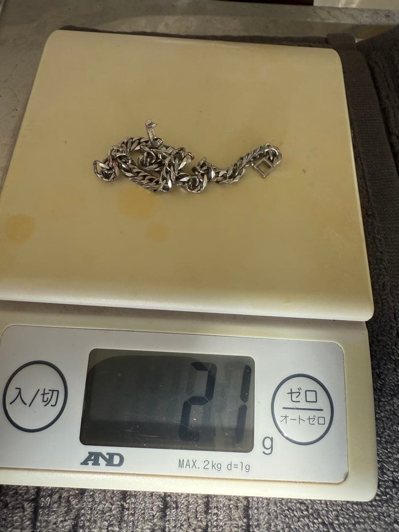 今日だけ値引き‼️刻印有りPT850喜平ブレスレット 6面ダブル 21g