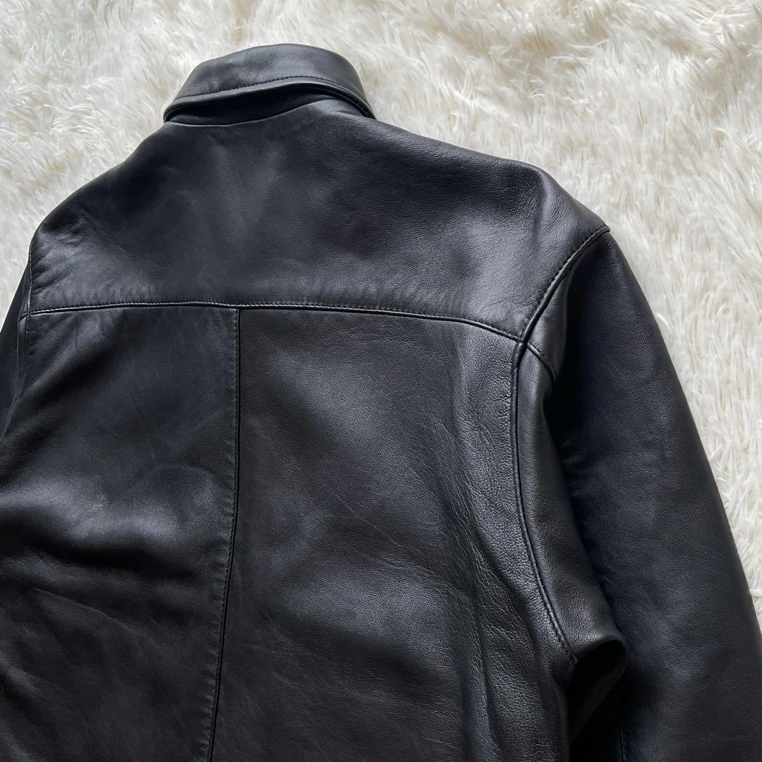 未使用✨ MR.OLIVE アンティーク ヘアーシープ レザー　A-2 L 黒