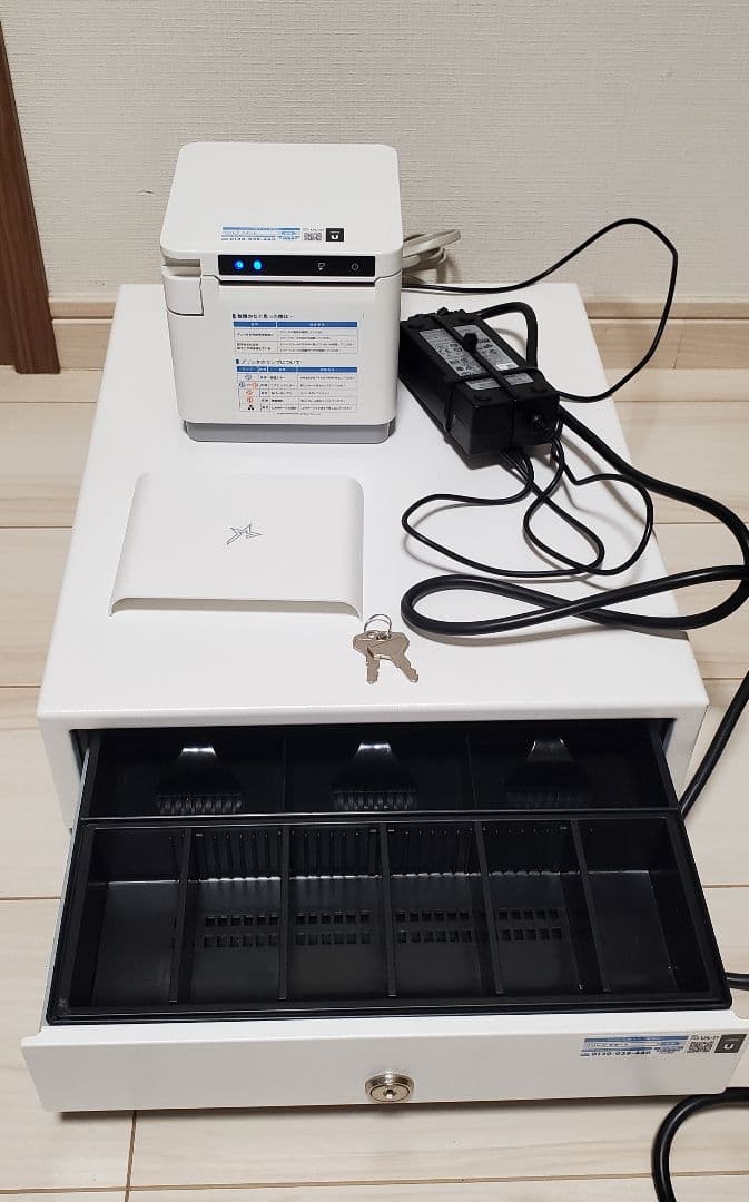 スター精密サーマルプリンタ&ドロアMCP31LB　エアレジBluetooth確認