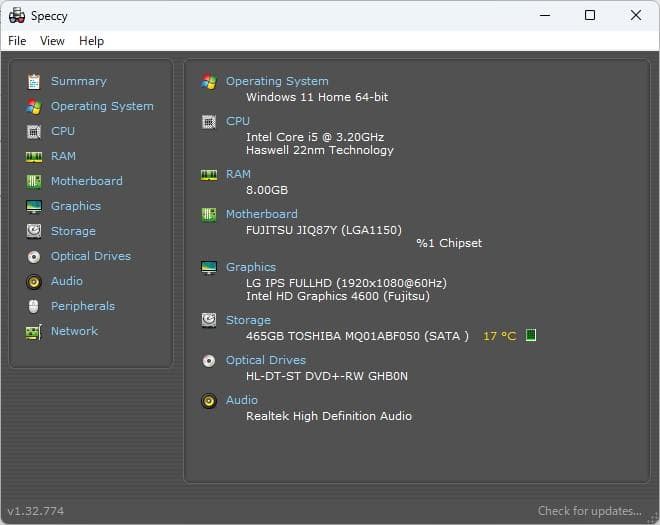 [M-TN 1143] 富士通 esprimo D753/G i5