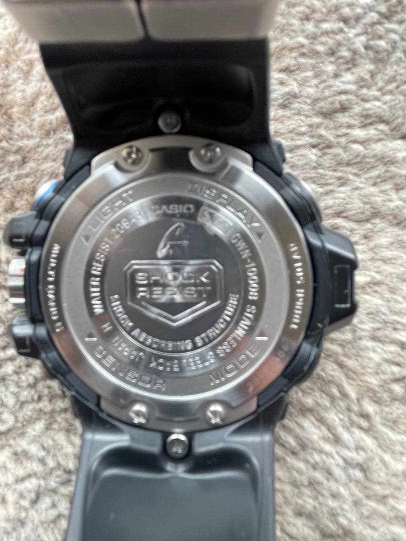 カシオG-SHOCKガルフマスター　GWNー1000Bー1BJFソーラークォーツ