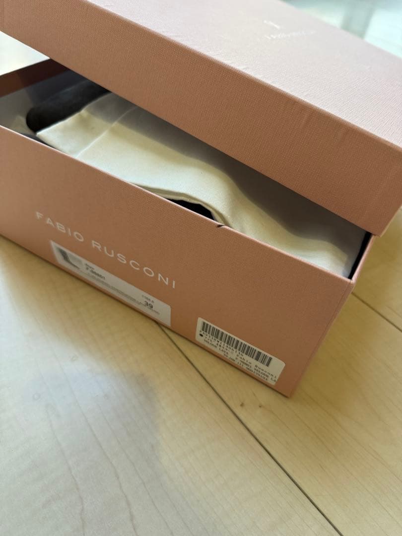 お値下げ　新品　希少　FABIO RUSCONI グレー ロングブーツ 39