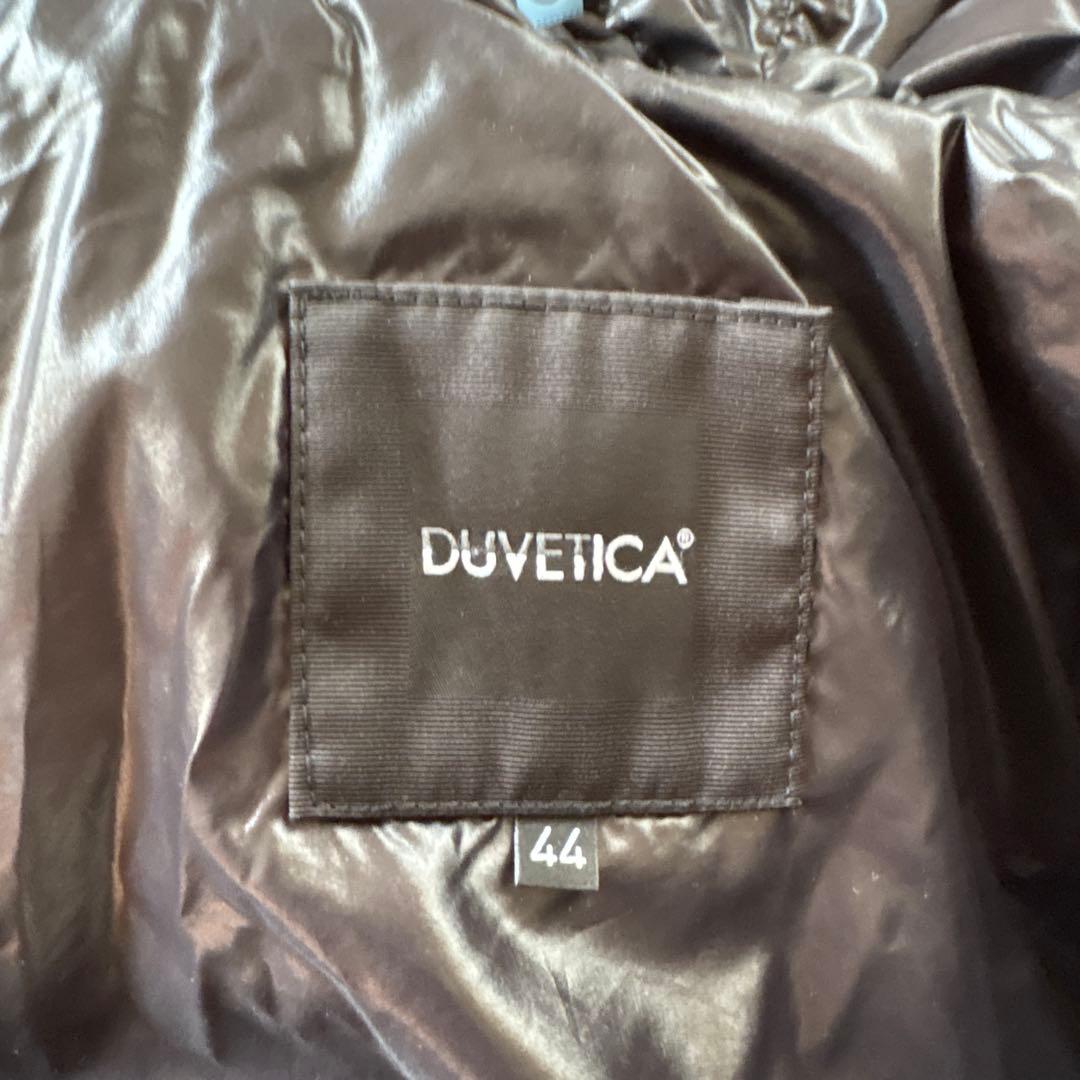 DUVETICA フード付きダウンジャケット 44 ネイビー