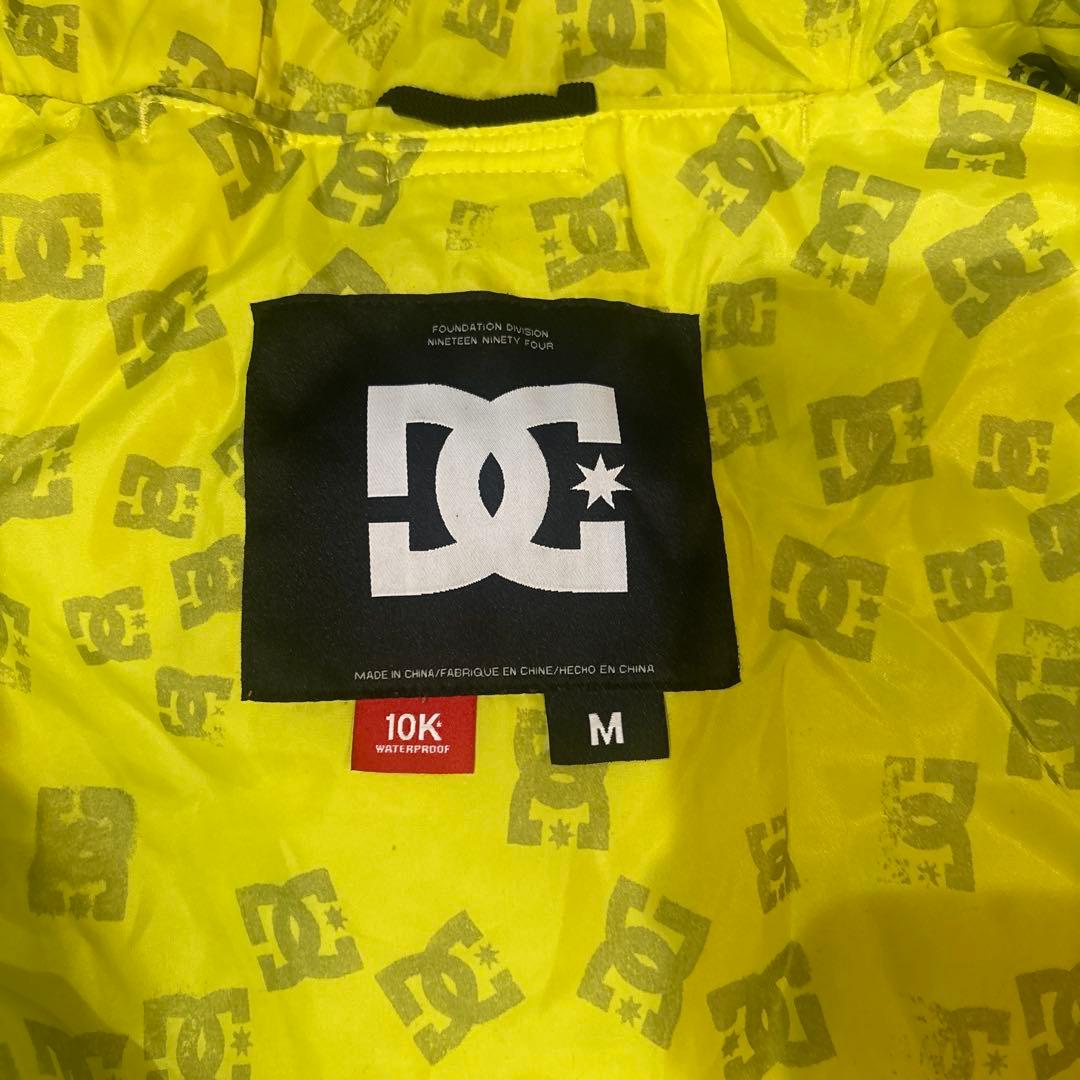 DC スノーボードウェア Mサイズ グレー/イエロー　上下セット