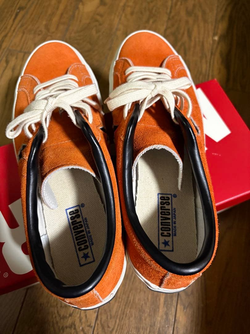 靴 CONVERSE TimeLine ONE STAR J VTG ORANGE