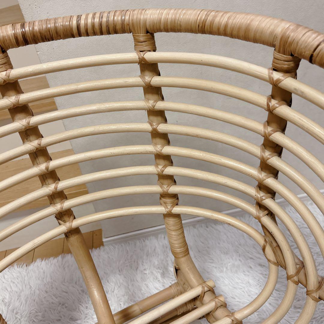 【美品】IKEA BUSKBO 籐椅子 ブスクボー ラタンチェア 送料無料