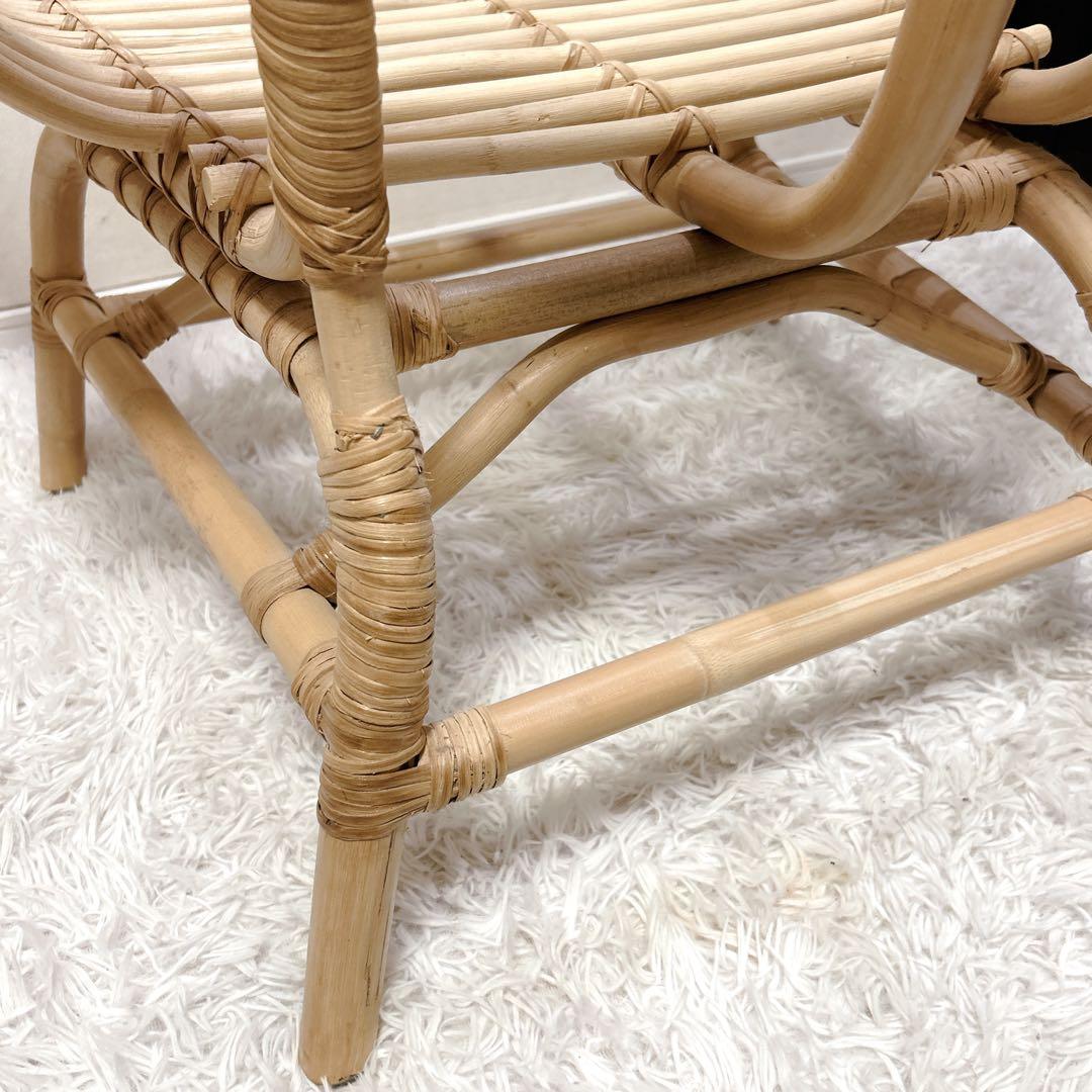 【美品】IKEA BUSKBO 籐椅子 ブスクボー ラタンチェア 送料無料
