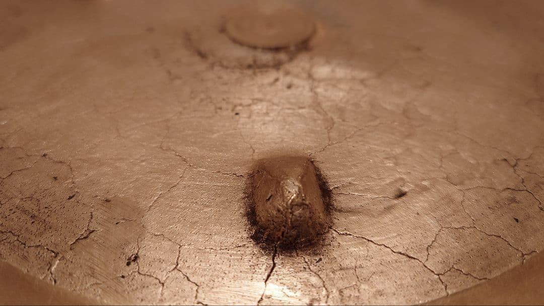 希少 有次 平井鋳造所 32cm 砲金 極厚 天ぷら鍋 ①