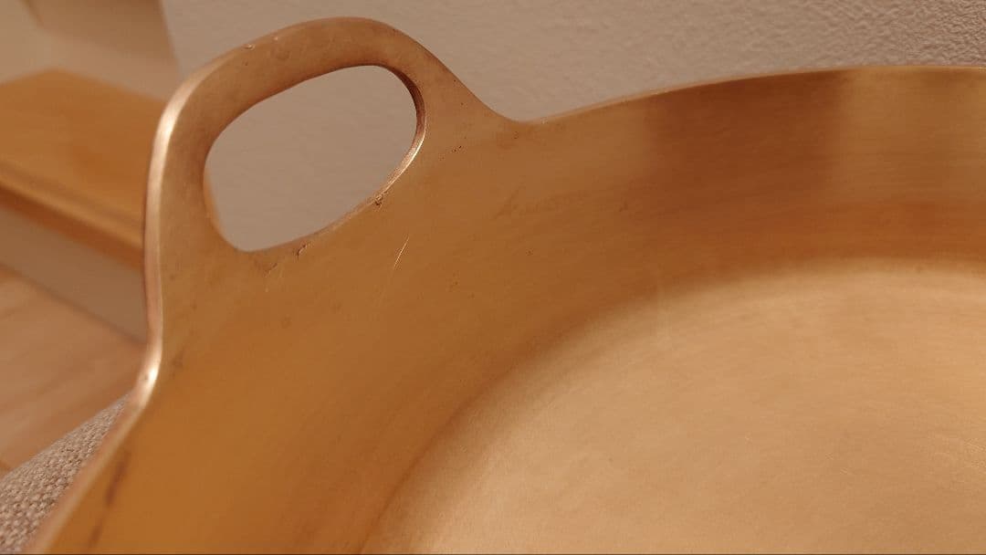 希少 有次 平井鋳造所 32cm 砲金 極厚 天ぷら鍋 ①