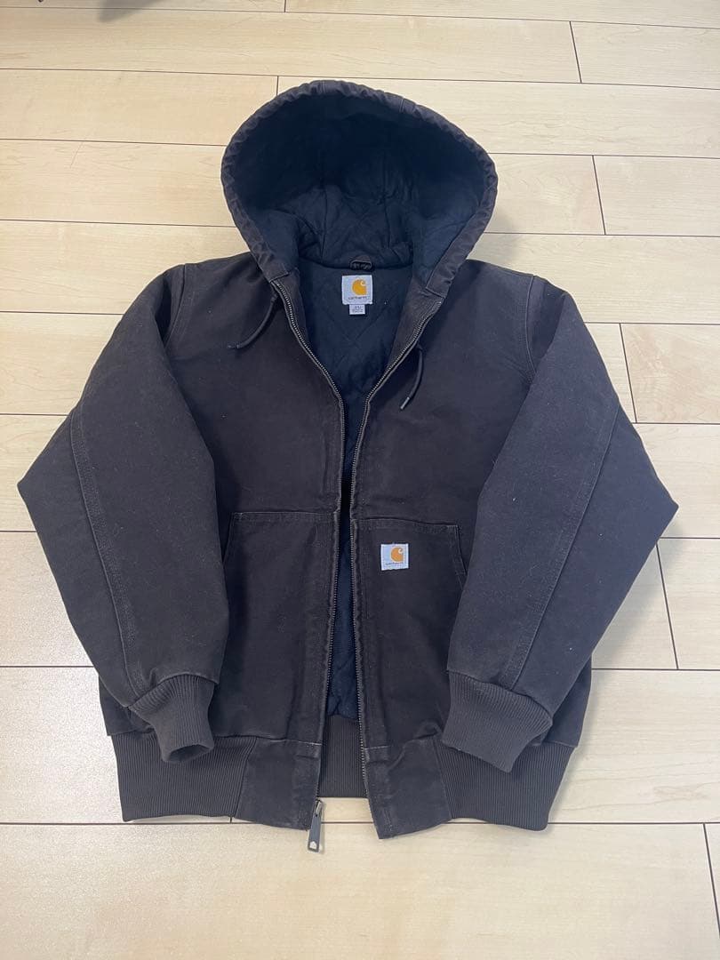 カーハート　アクティブジャケット　ダークブラウン