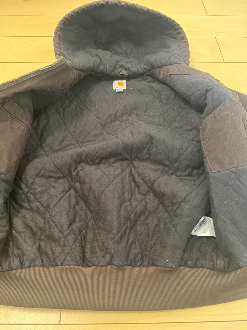 カーハート　アクティブジャケット　ダークブラウン