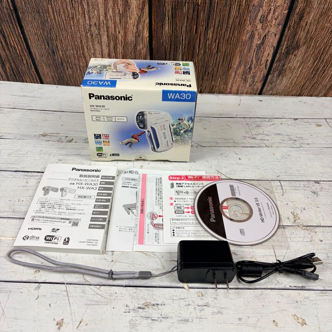 Panasonic HX-WA30 防水 ビデオカメラ デジタルムービーカメラ