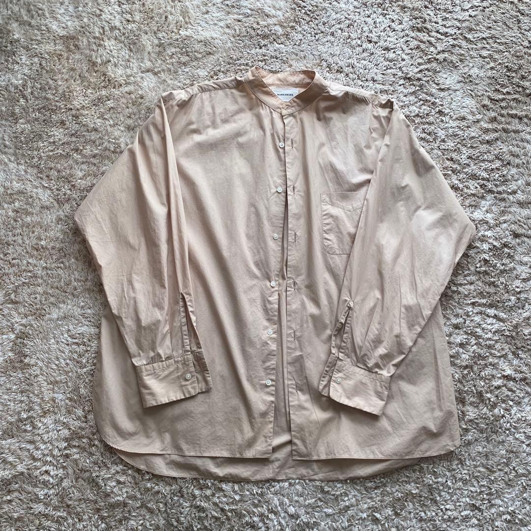 MARKAWARE マーカウェア コットンバンドカラーシャツ 2