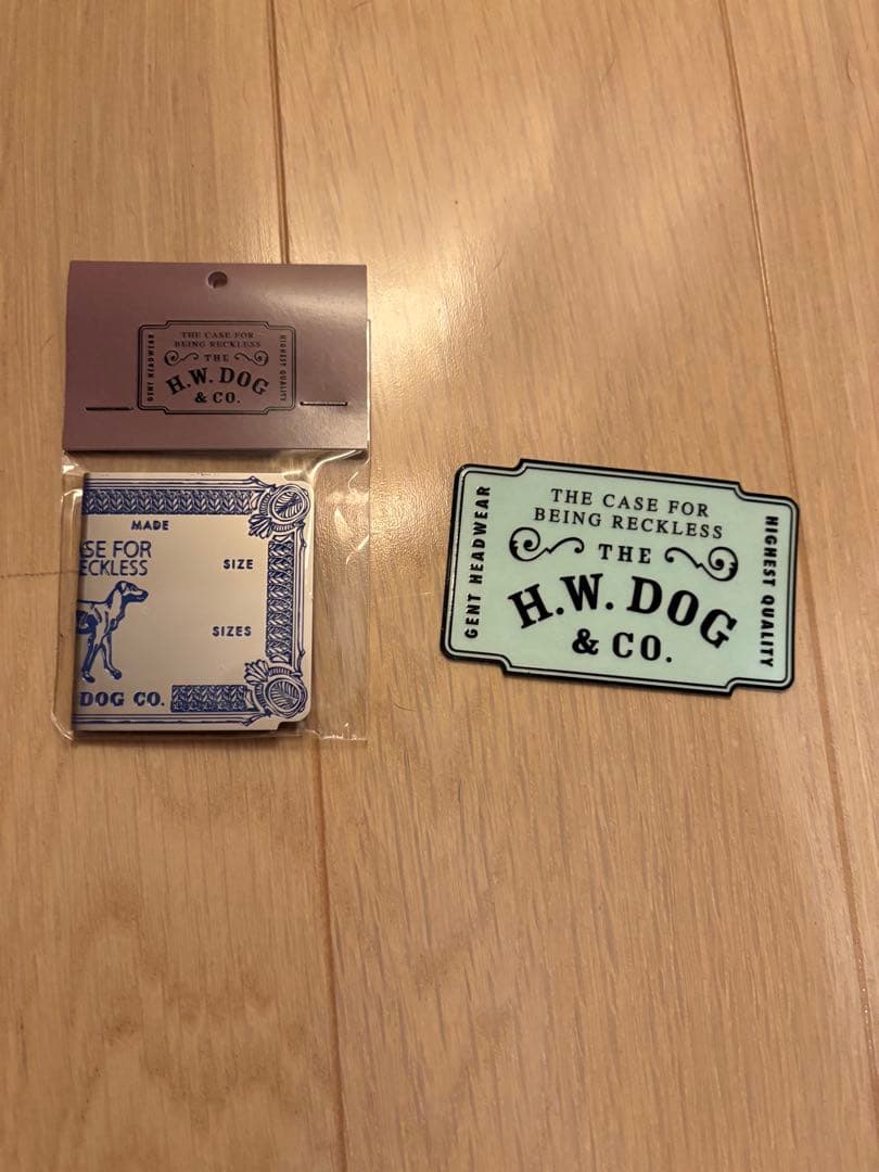 THE H.W. DOG&CO. マネークリップ　ステッカー　クリアファイル