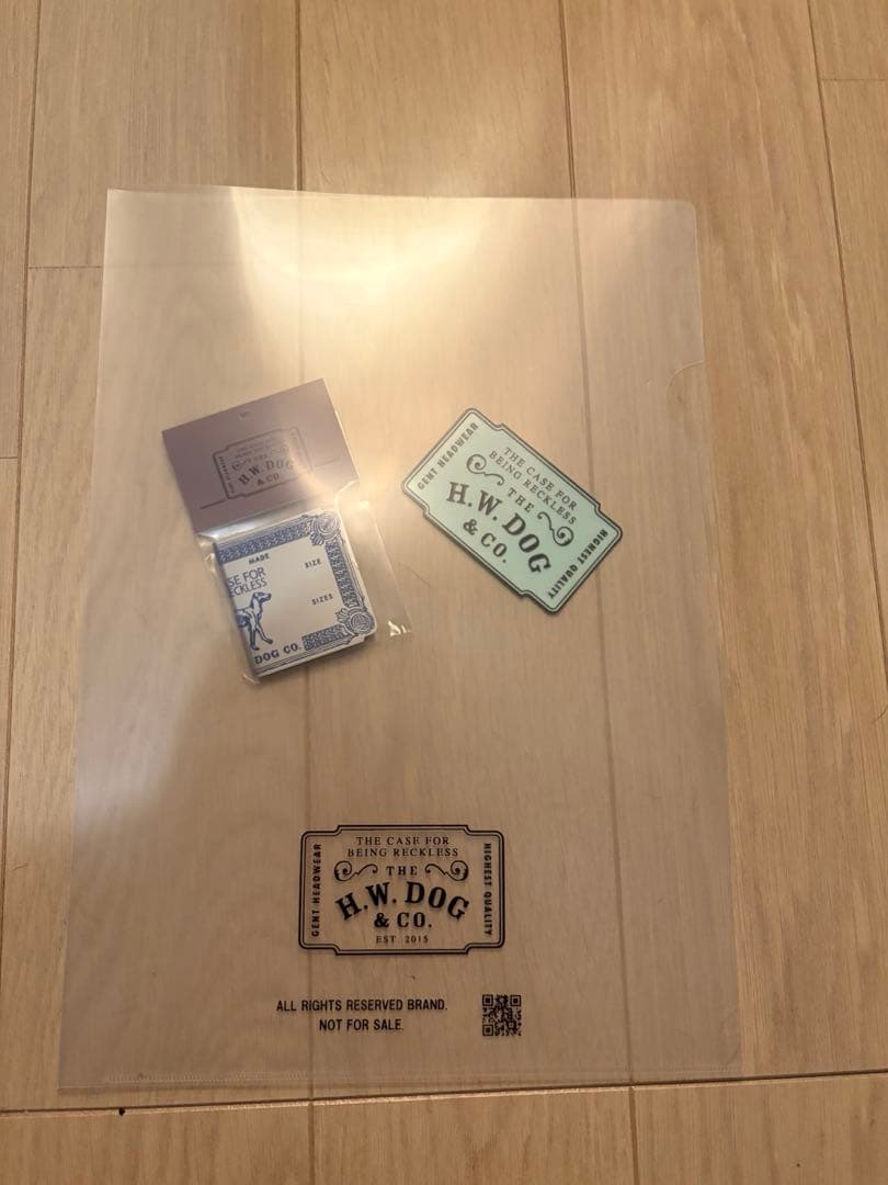 THE H.W. DOG&CO. マネークリップ　ステッカー　クリアファイル