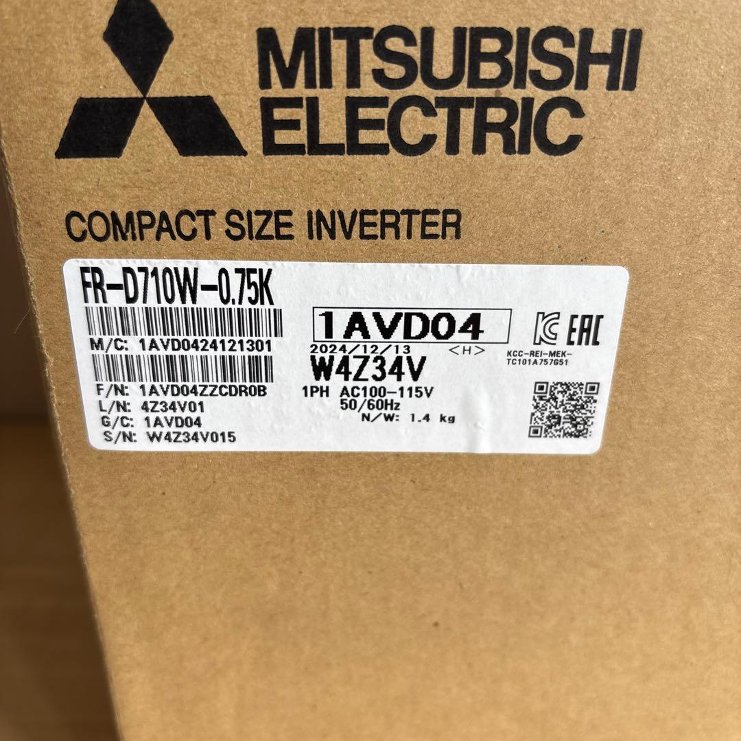 三菱 TIZZYEASY FR-D710W-0.75K