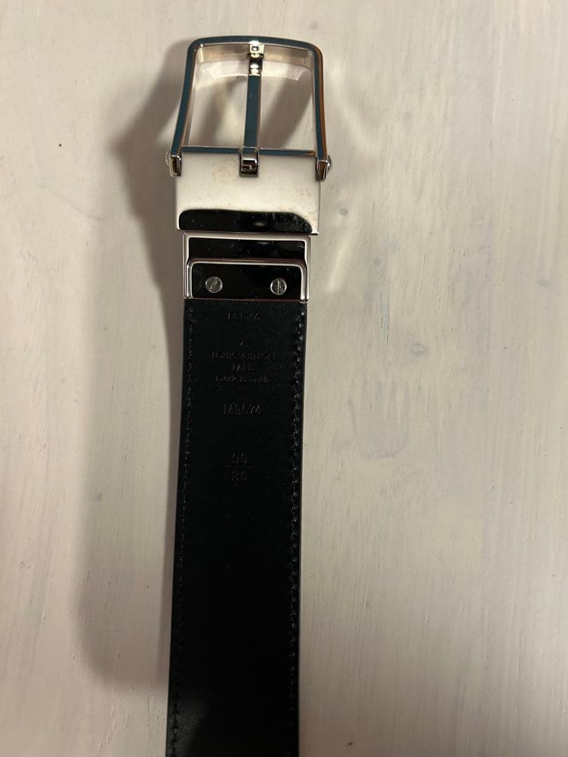 Louis Vuitton ダミエ　ブラックレザーベルト