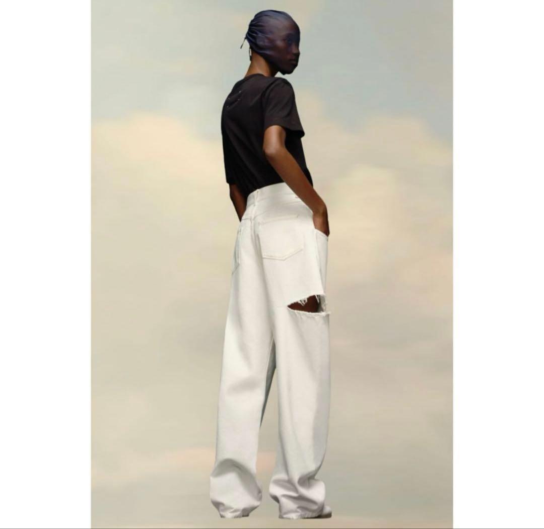 【美品】Maison Margielaデニムジーンズ スラッシュディテール