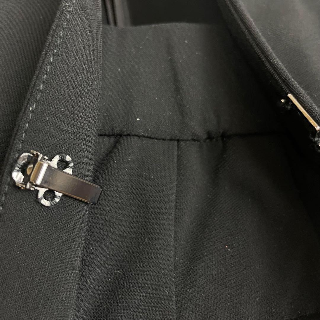 極美品✨プラステ✨ノーカラーセットアップパンツスーツ✨マルチストレッチ✨XS✨黒