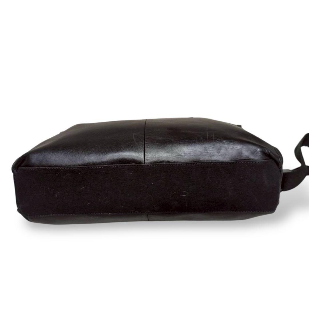 バッグ agnes.b 2way business bag leather logo