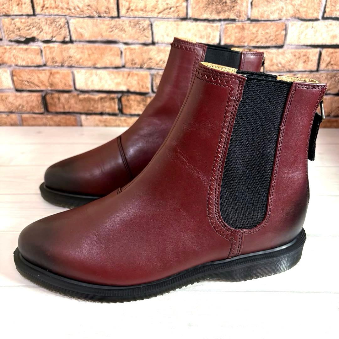 美品■ドクターマーチン■サイドゴアブーツ✨ZILLOW バックジップ チェルシー