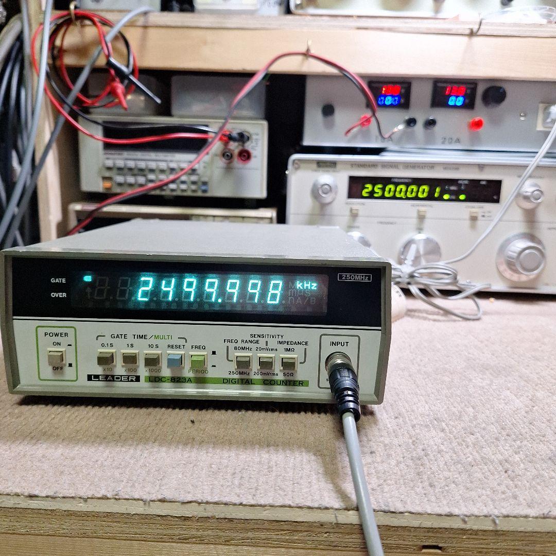 リーダーLDC-827A周波数カウンター