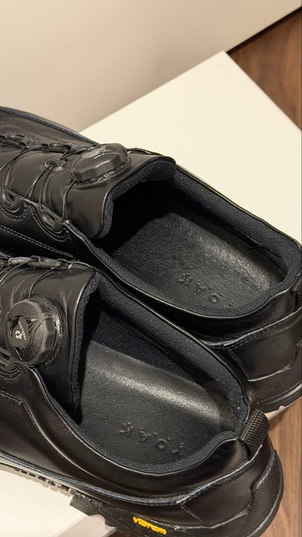 箱付 YOAK JOURNEY DISC BLACK ヨーク スニーカー