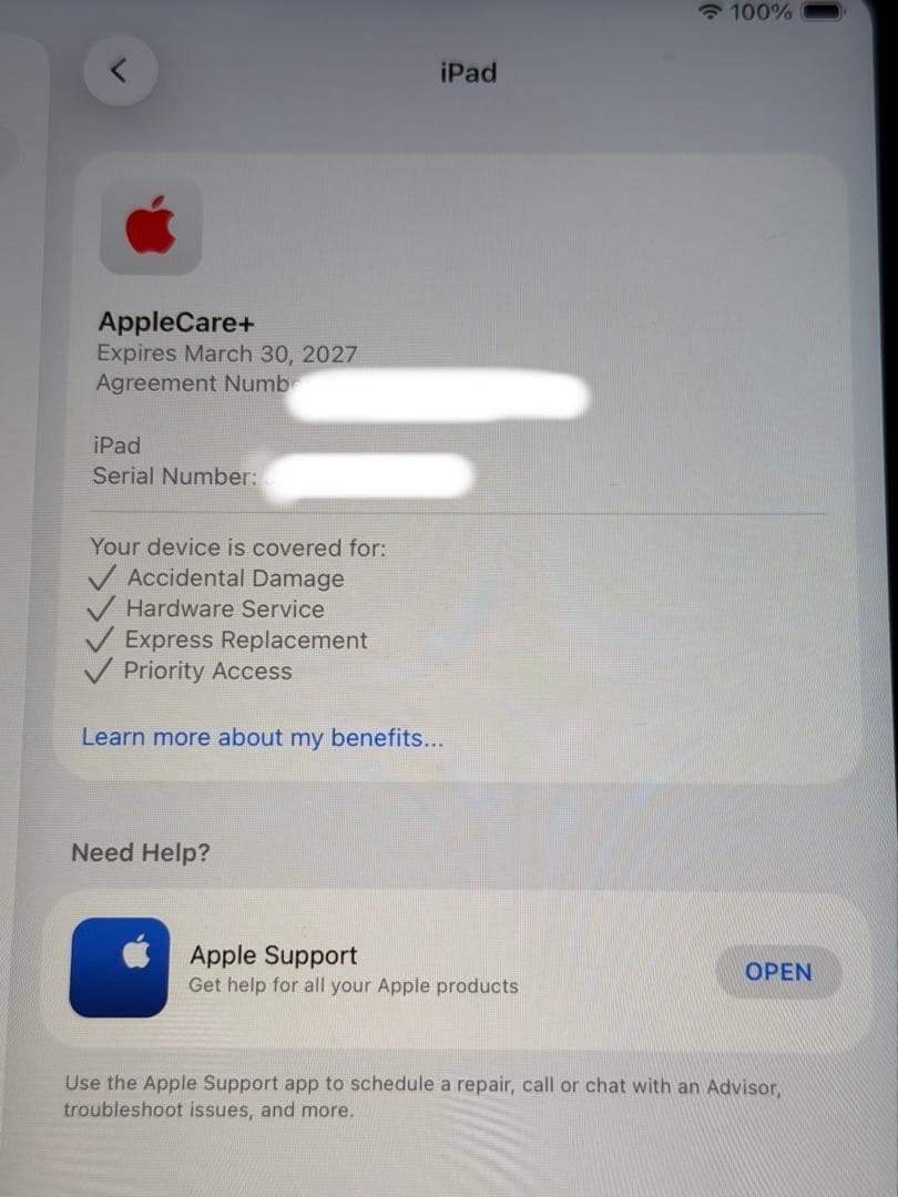 Apple iPad A16 チップ, 128 ブルー