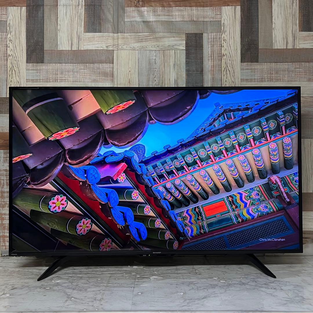 全国送料込❣️シャープ50V型4K液晶 テレビ AQUOS 2番組同時録画可