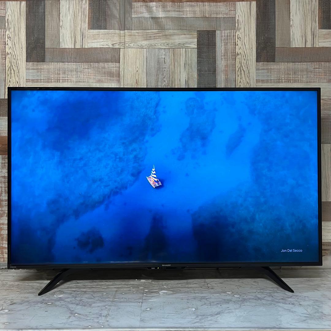 全国送料込❣️シャープ50V型4K液晶 テレビ AQUOS 2番組同時録画可