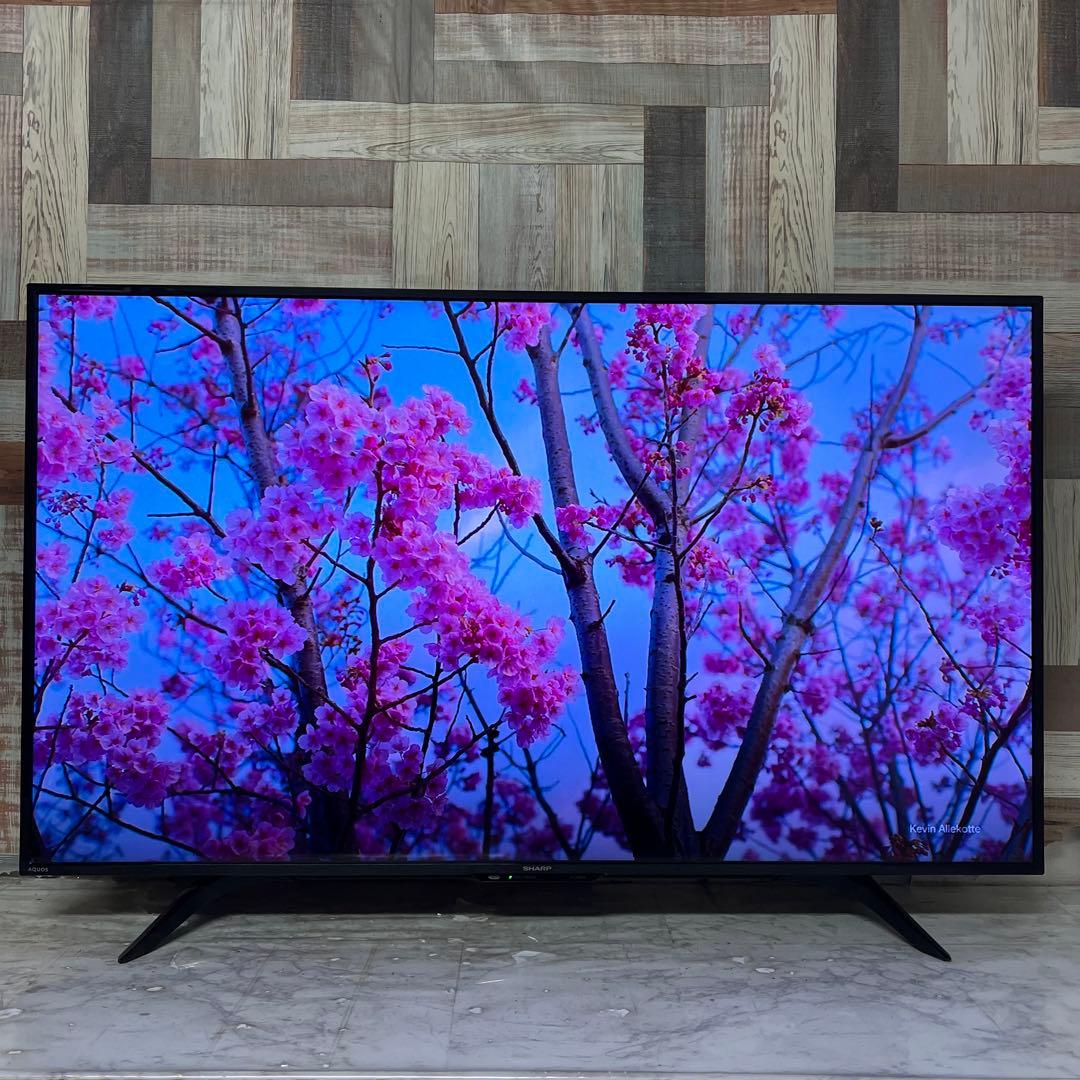 全国送料込❣️シャープ50V型4K液晶 テレビ AQUOS 2番組同時録画可