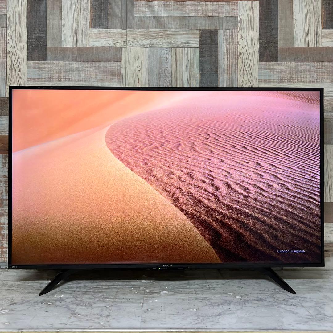 全国送料込❣️シャープ50V型4K液晶 テレビ AQUOS 2番組同時録画可
