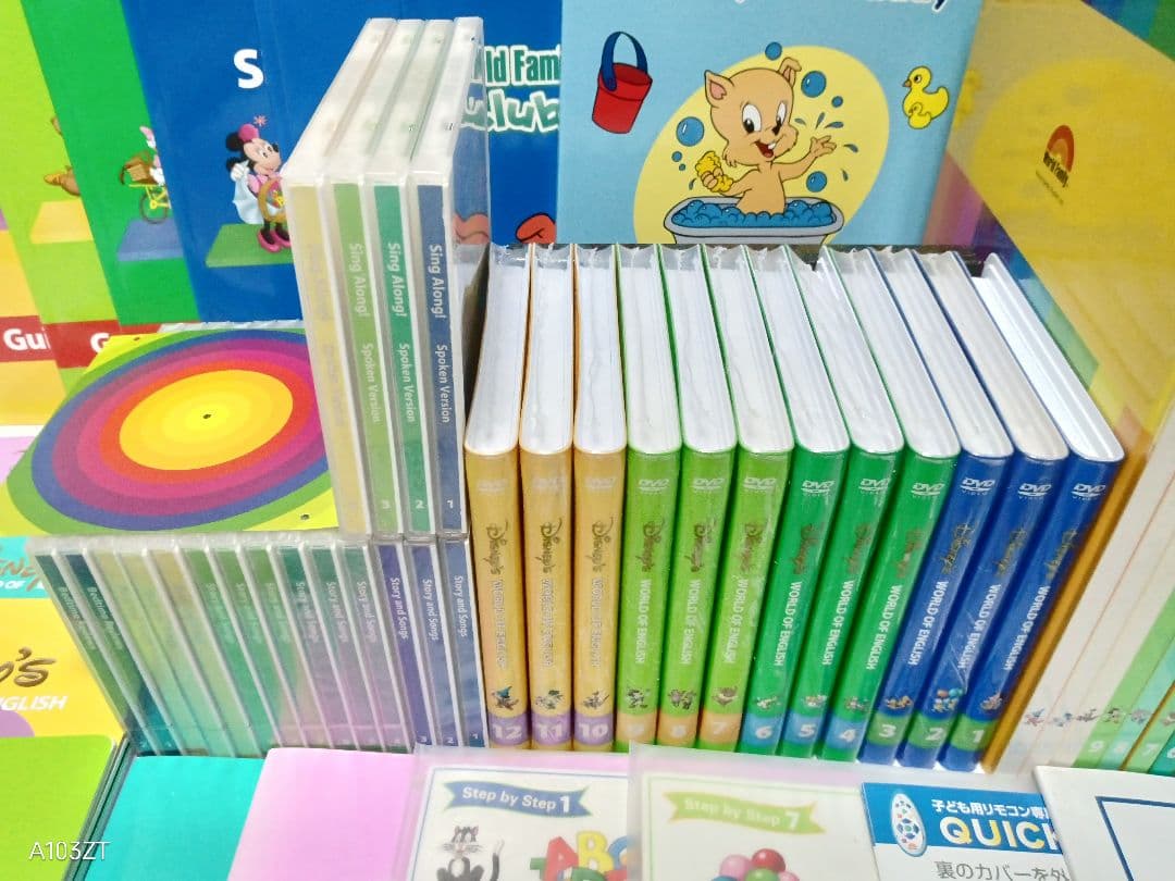 2018 DWE ディズニー英語システム　メインプログラムフルセット　未使用多数