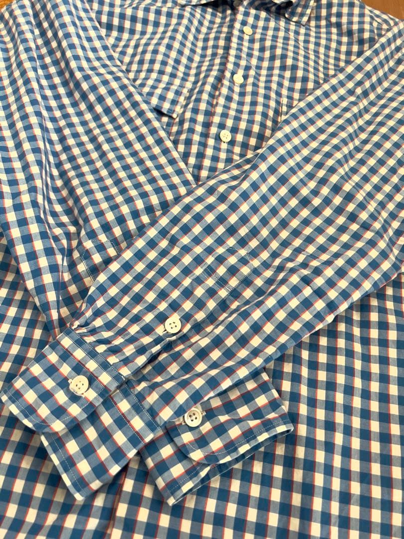ポータークラシック　ロールアップシャツ　チェックシャツ