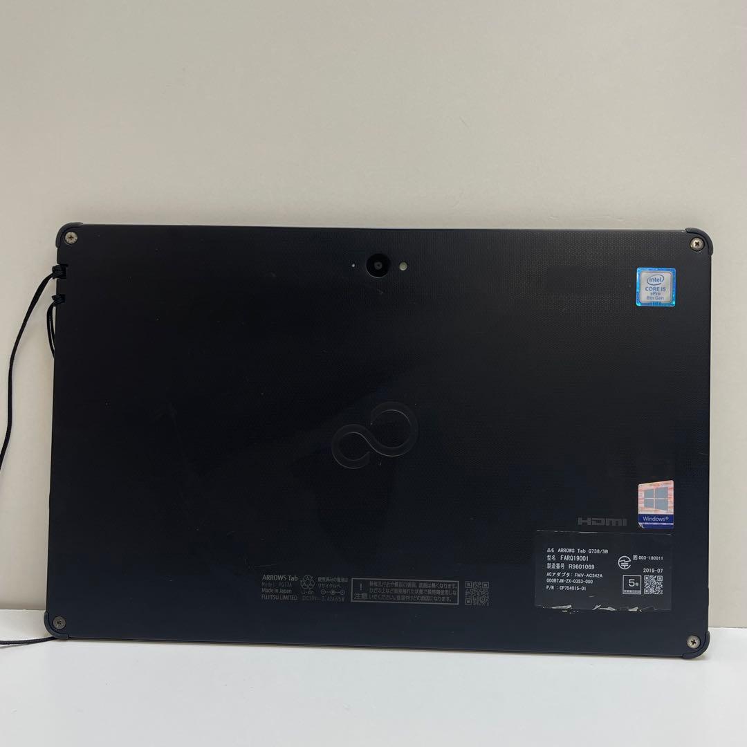 #782 富士通 Arrows TAB Q738/SB i5-8350U 8GB